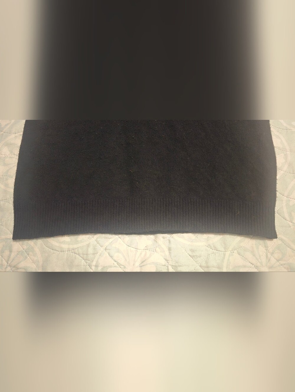 Black V-Neck Wool Sweater Vest - Polo Country Club Preppy Style, Men's Medium - Picture 4 of 10